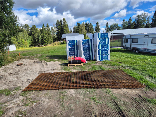 Grundmaterial levererat hem – var du än bygger i Finland