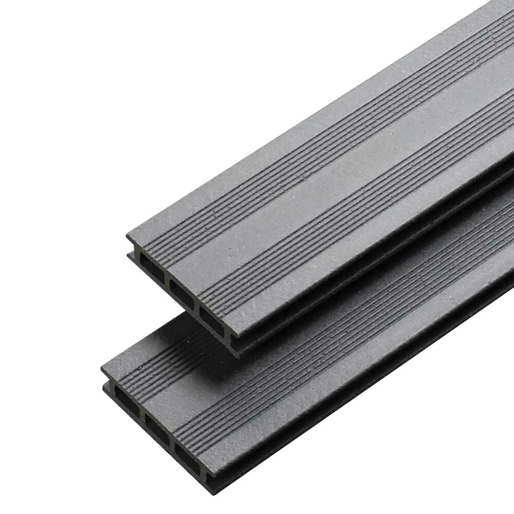 Kompositbräda terass 28x127,5x3150 mm grå