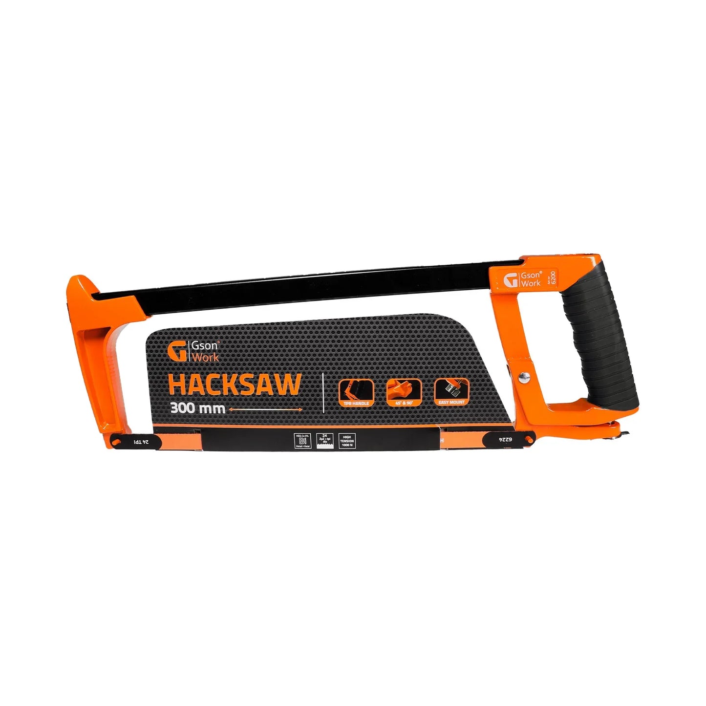 Hacksaw 300 mm with rubberized handle