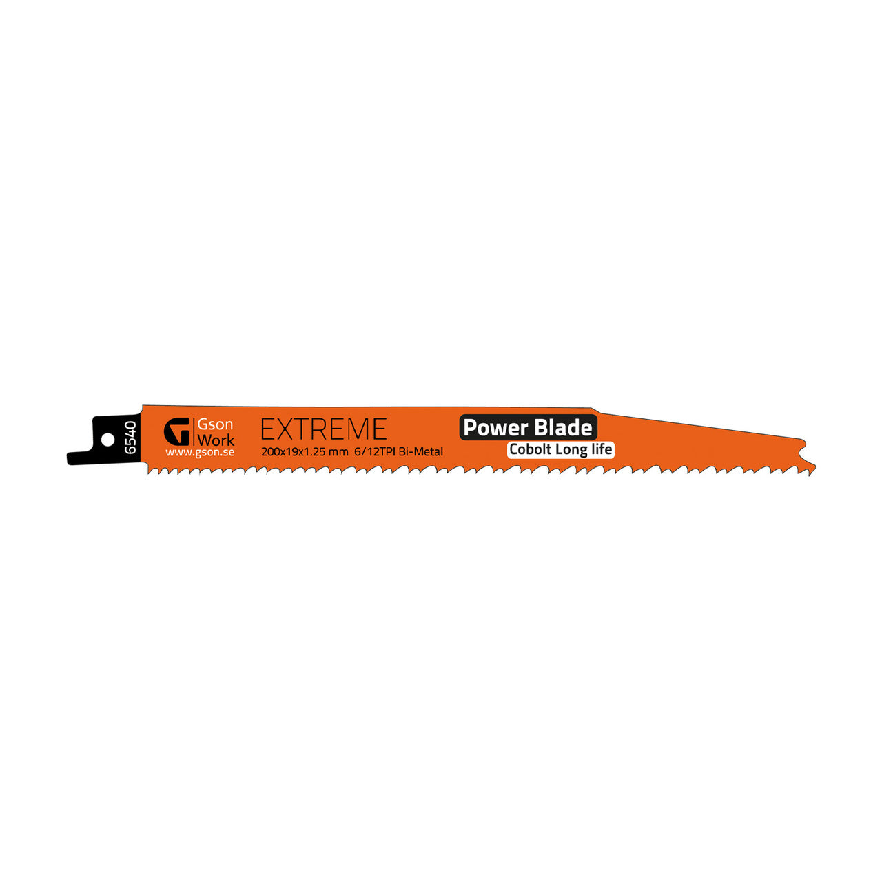 Tiger Saw Blade Gson Extreme 300 mm – for wood, nails, metal, and plastic, 6/12 TPI