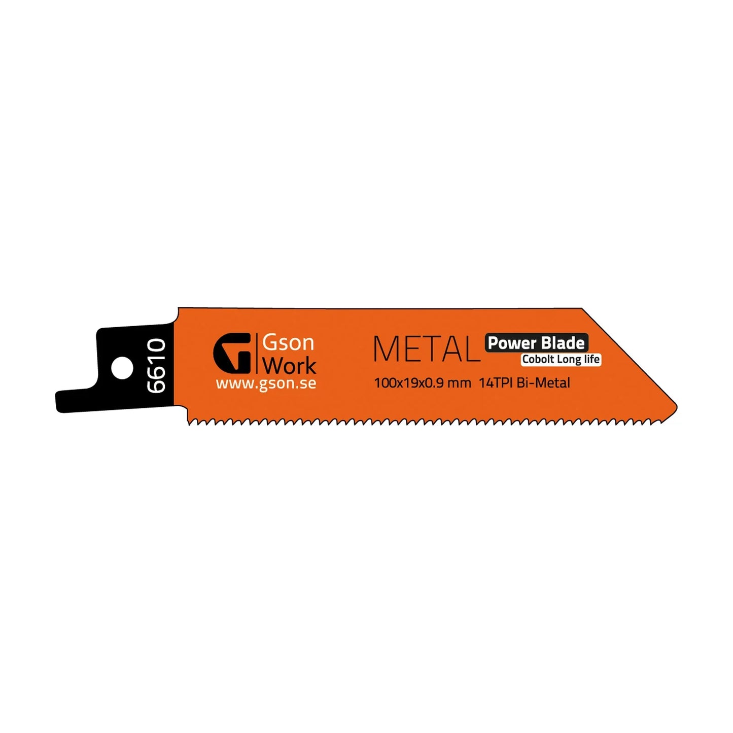 Jigsaw Blade Gson Metal 100 mm – for Metal, 14 TPI