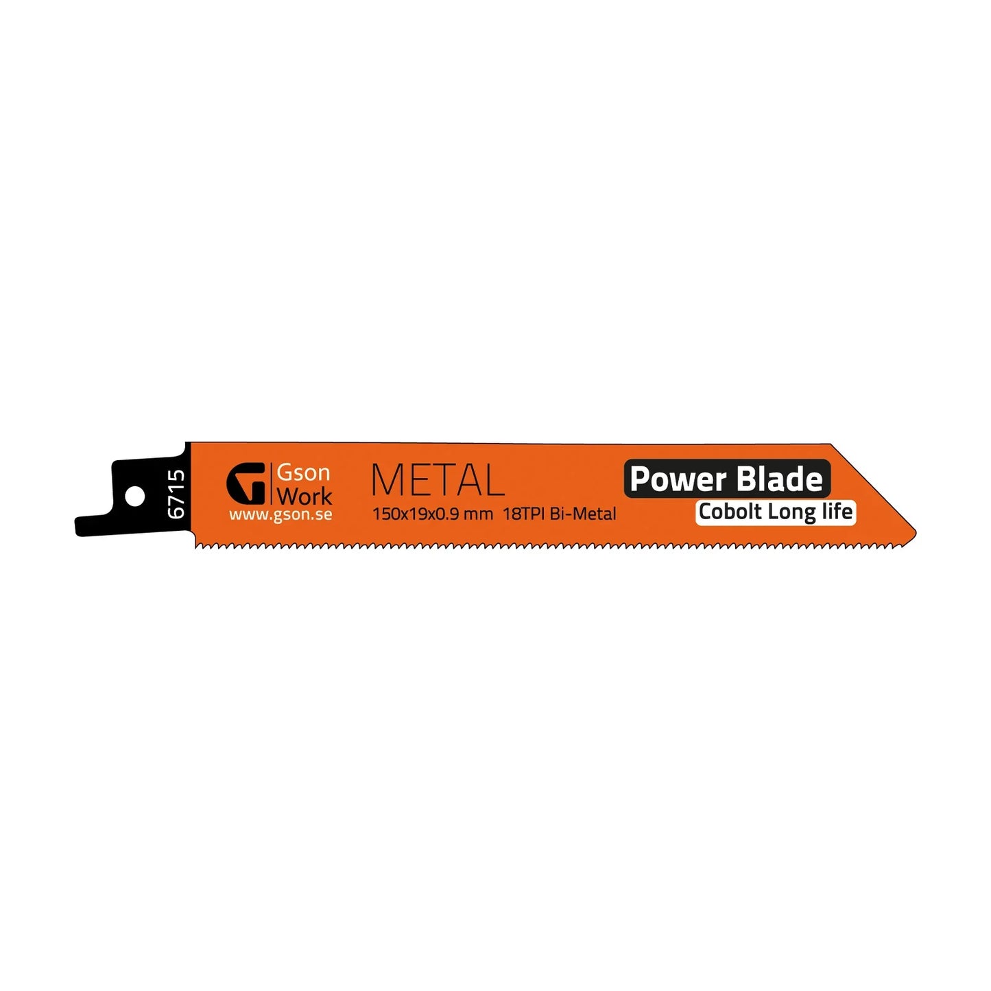 Gson Tiger Saw Blade Metal 150 mm – precise and durable metal cutting