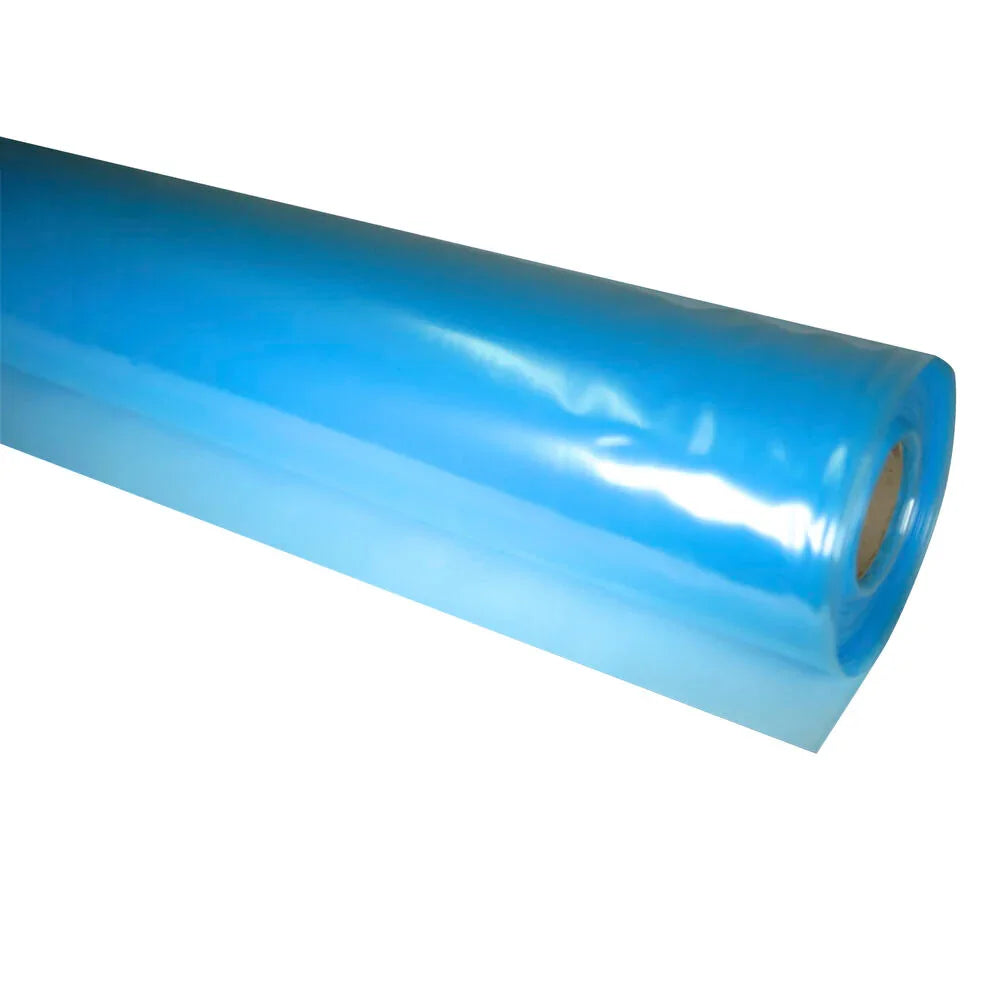 Vapor Barrier Plastic RAW 140 m² – Blue-Tinted Construction Plastic 0.2 mm