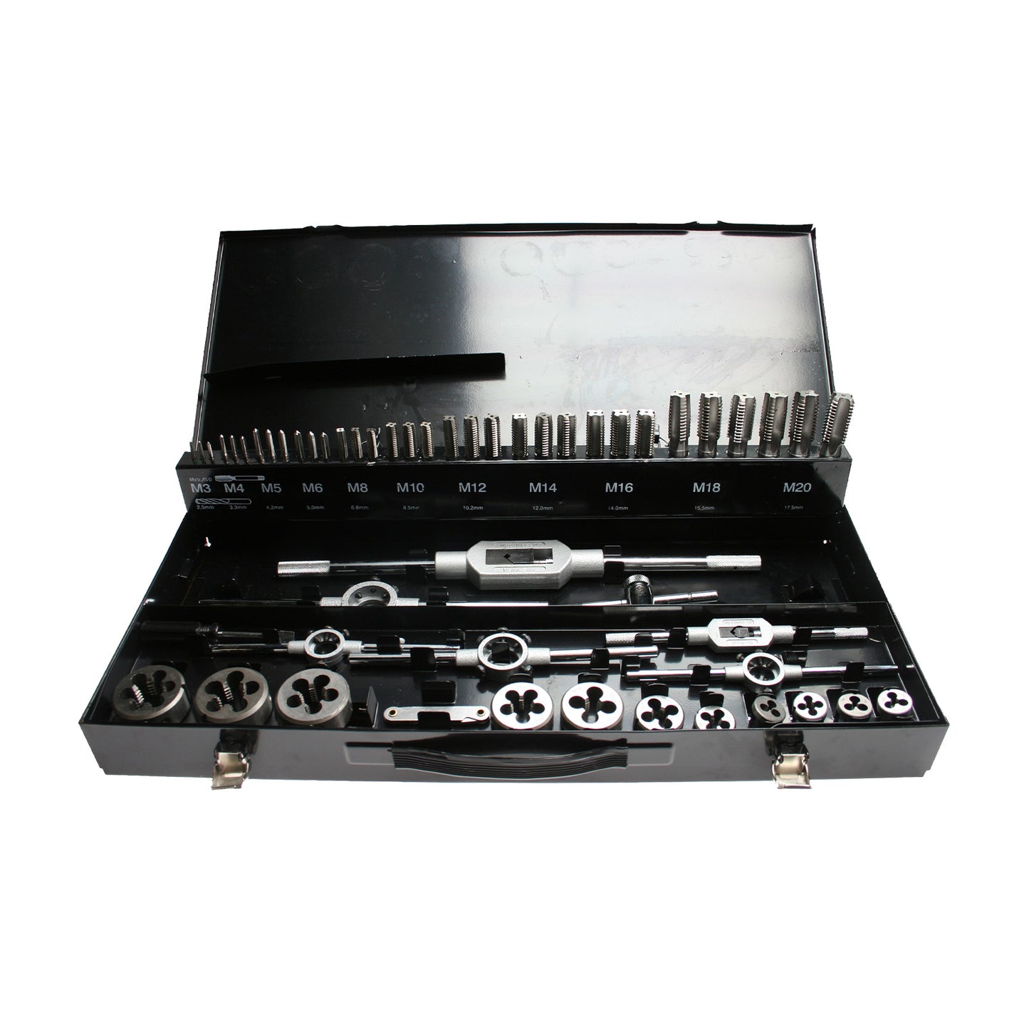 Tap set M3–M20 – 55 pieces