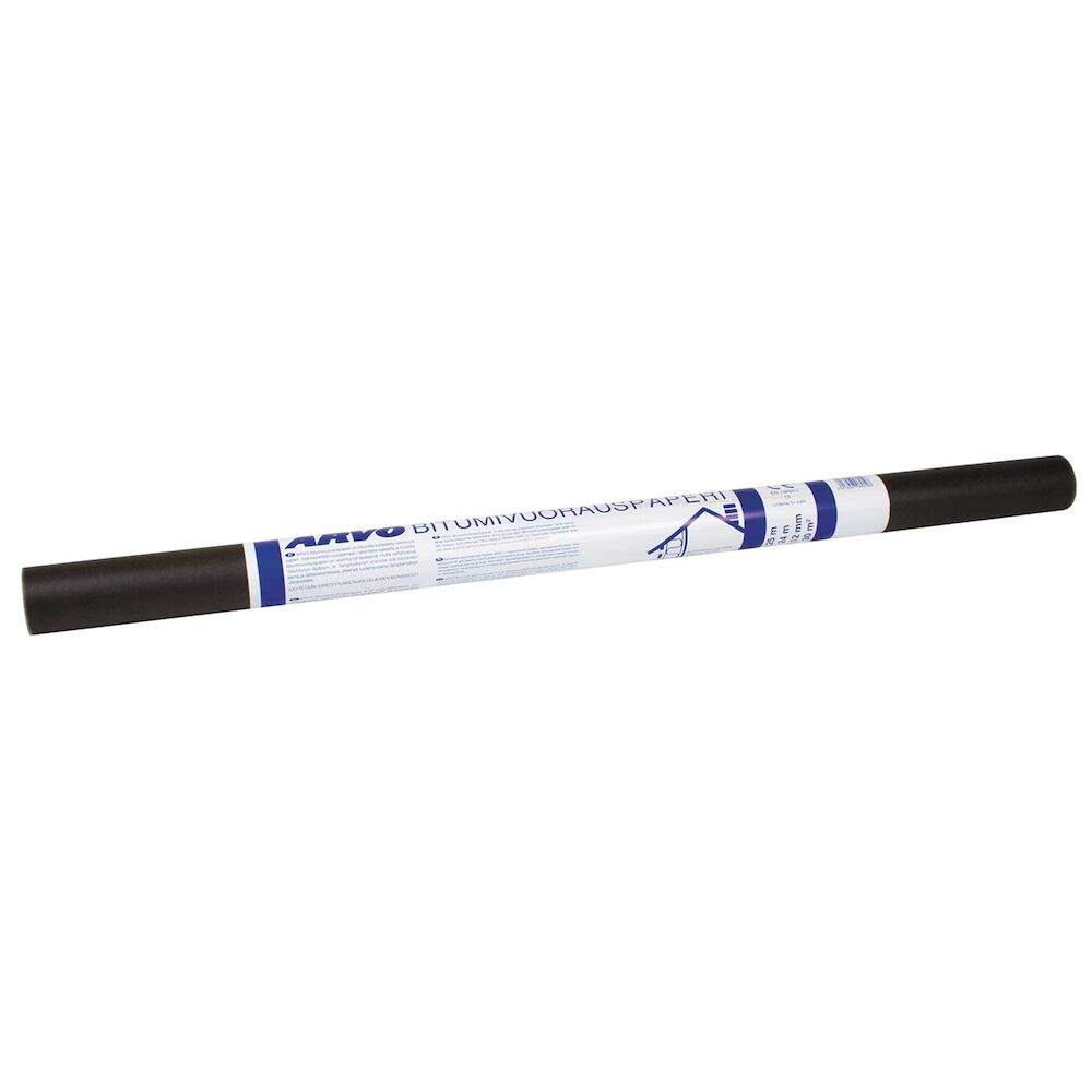 Bitumen Lining Paper ARVO 125 cm 30 m² – Wind & Moisture Barrier for Facade