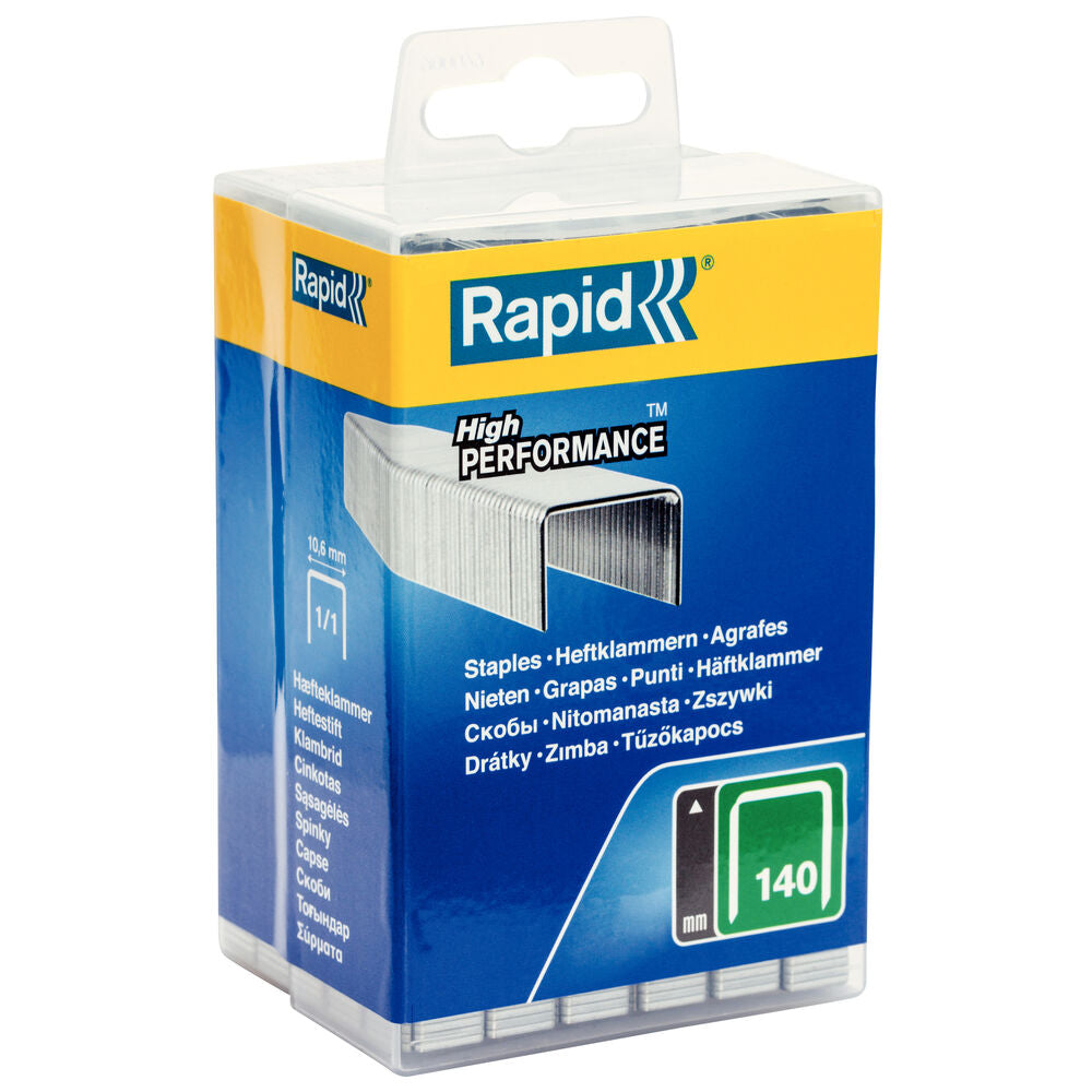 Rapid staples no. 140/8 mm – wide wire, 5000 pcs