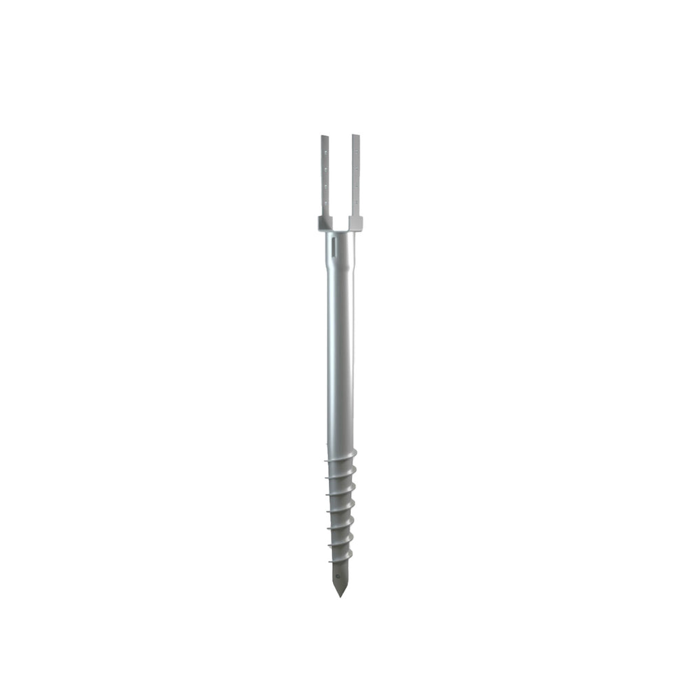 Stavrex ground screw 900 mm plank beam shoe 3″ / 4″ Ø65 mm