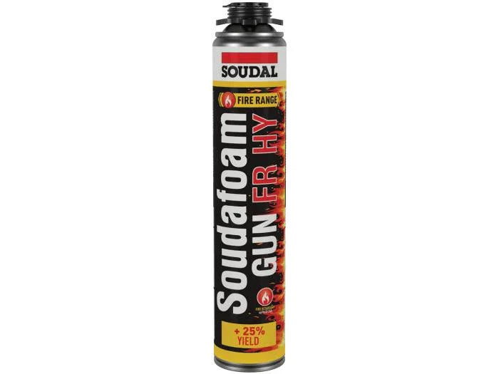 Soudal Soudafoam FR HY -käsiasema – suurikapasiteettinen, paloluokiteltu PU-vaahto