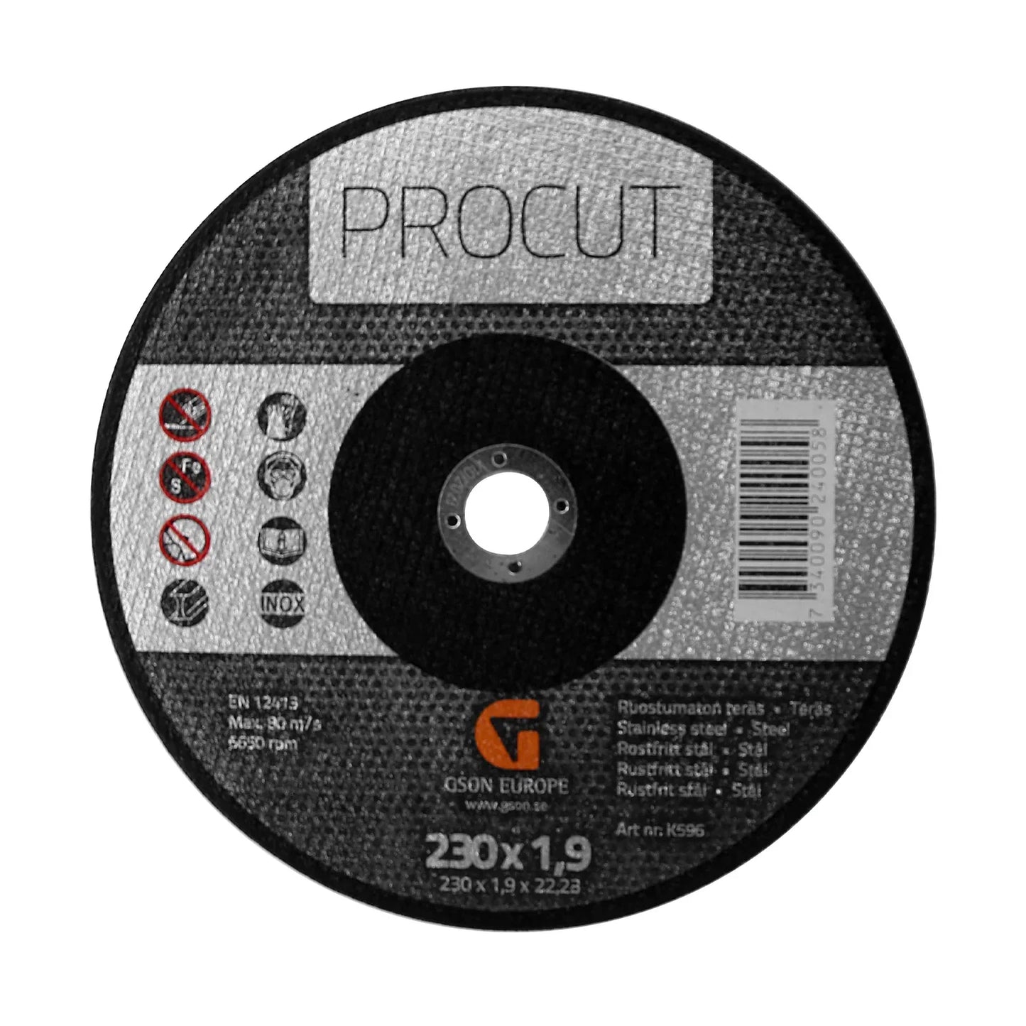 Angle grinder cutting disc choose your size below