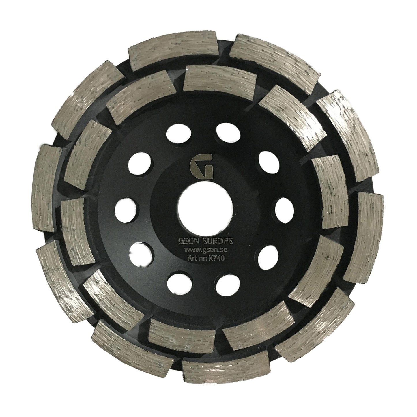 Universal diamond grinding cup 125 mm – concrete and stone