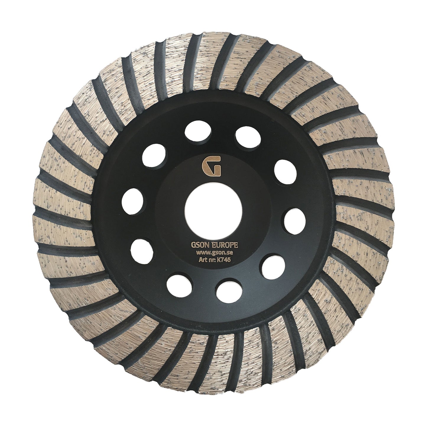 Diamond grinding bowl 125 mm stone