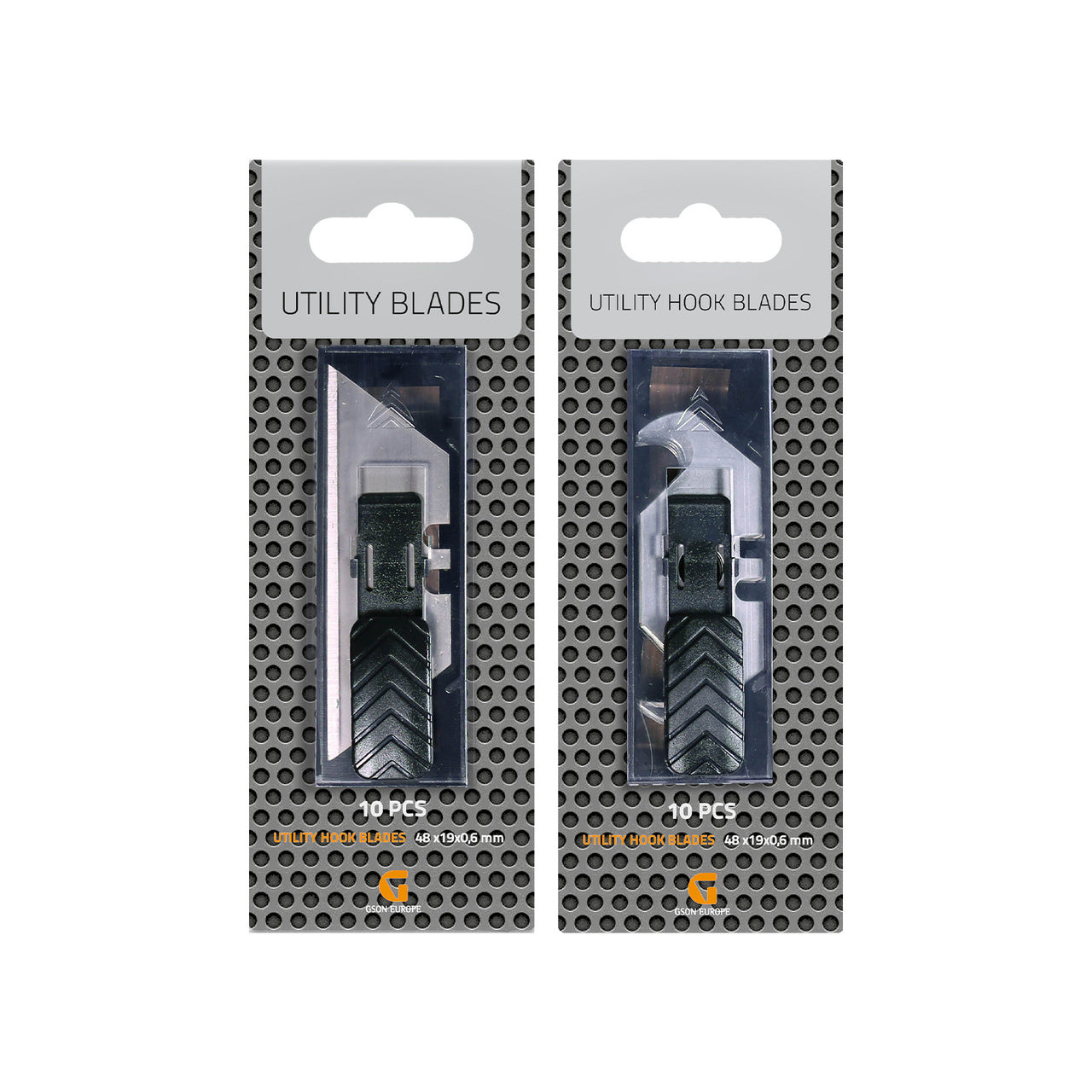 Putty knife blades 61.5 × 19 × 0.6 mm – 10 pcs