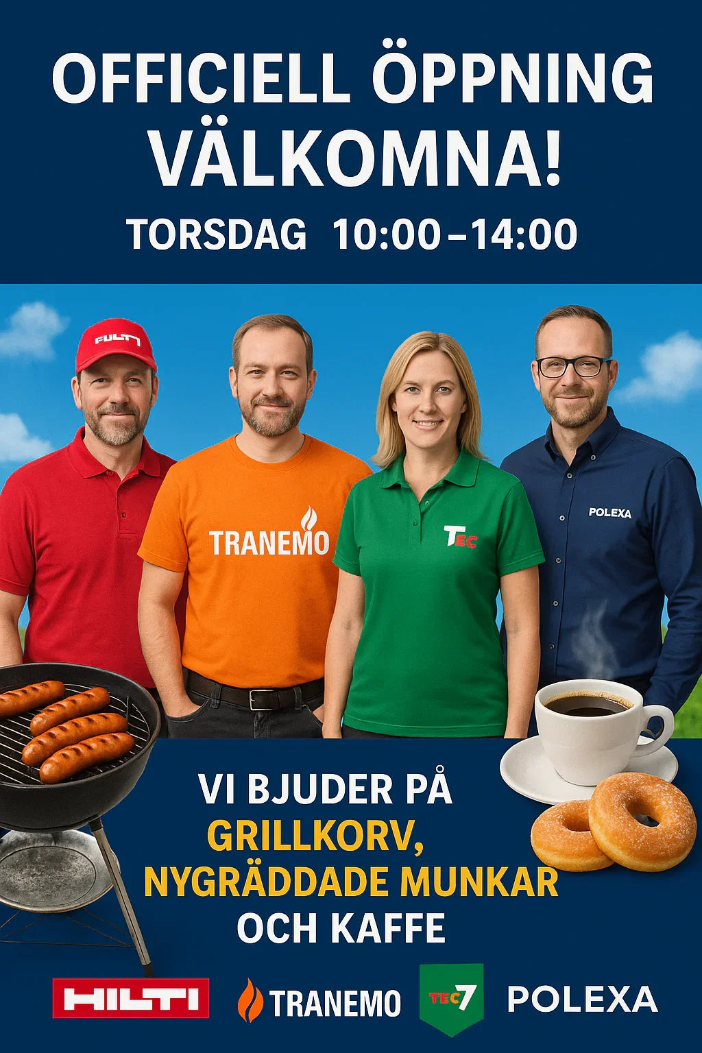 🎉 OFFICIELL ÖPPNING – VÄLKOMNA! 🎉