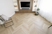 Ohra-vinyylilattia kalanruotokuviolla