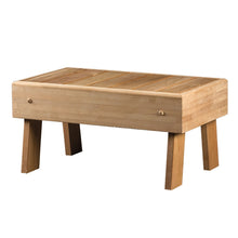 Morfeus bench, heat-treated aspen