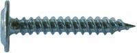 Steel mounting screw bright with drill tip