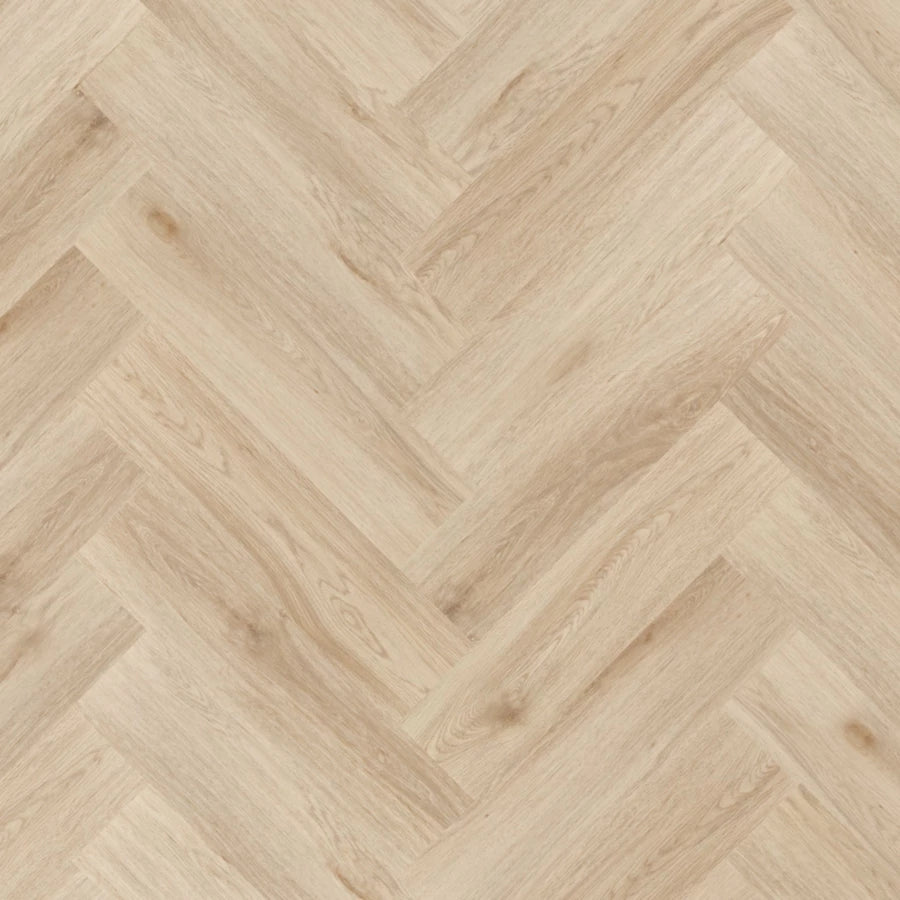 Herringbone Pattern Vinyl Floor Harlow Oak KL33