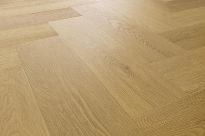 Herringbone Patterned Vinyl Floor Menor Oak Acoustic KL33