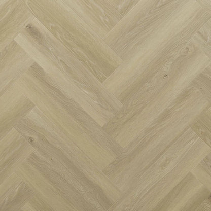 Herringbone Patterned Vinyl Floor Johannes Oak Acoustic KL33