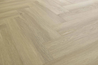 Herringbone Patterned Vinyl Floor Johannes Oak Acoustic KL33