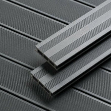 Composite decking board 28x127.5x3150 mm grey