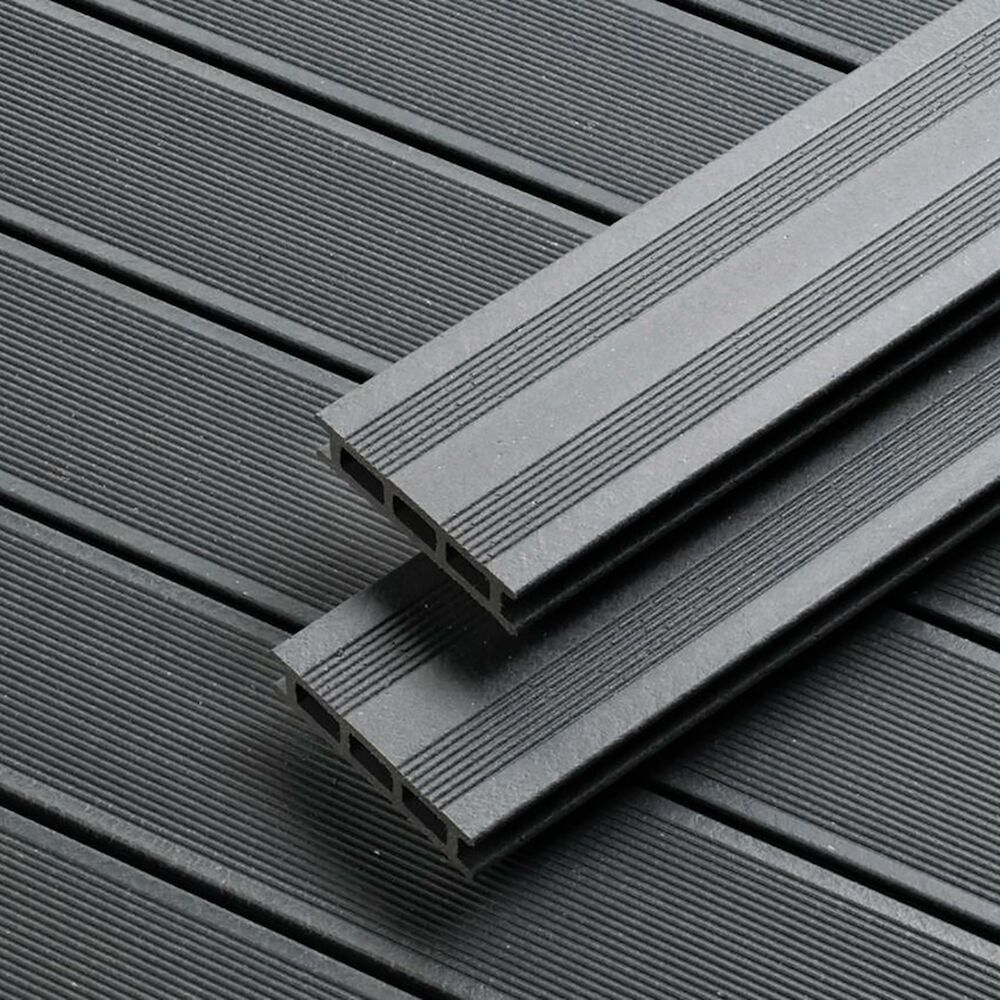 Kompositbräda terass 28x127,5x3150 mm grå