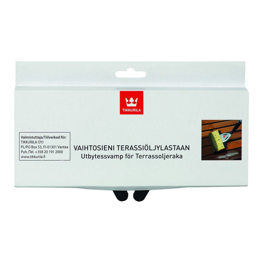 Replacement sponge for terrace oil scraper 24 cm