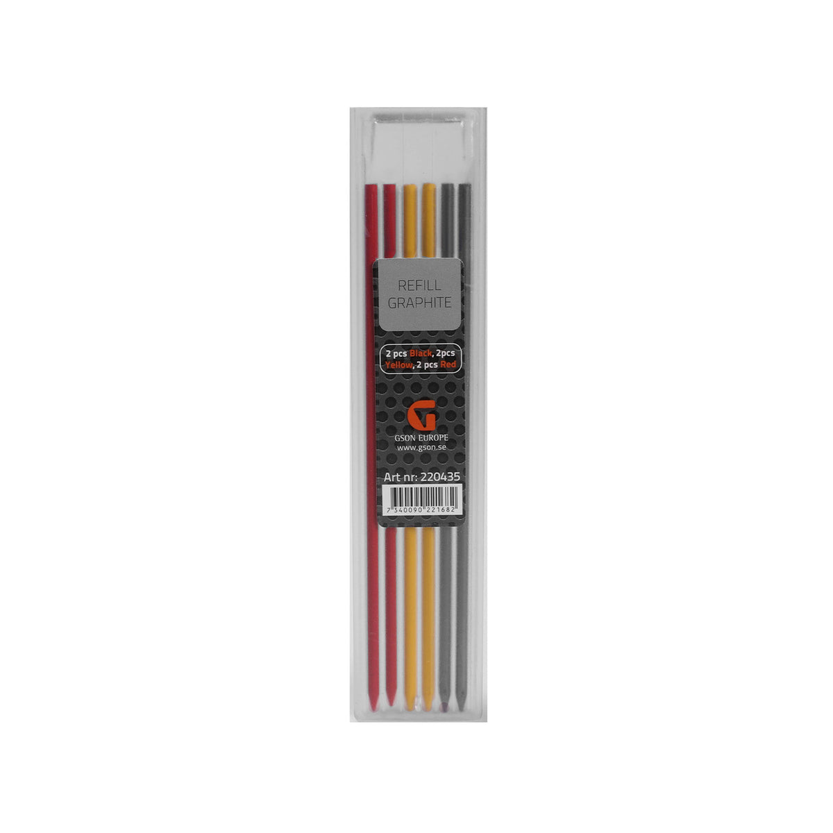 Gson reservstift blyerts för Reach Marker Graphite – 6 st