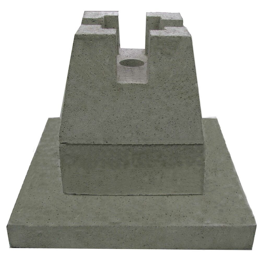 Fundamentplatta 400x400x50 mm – Armerad betong