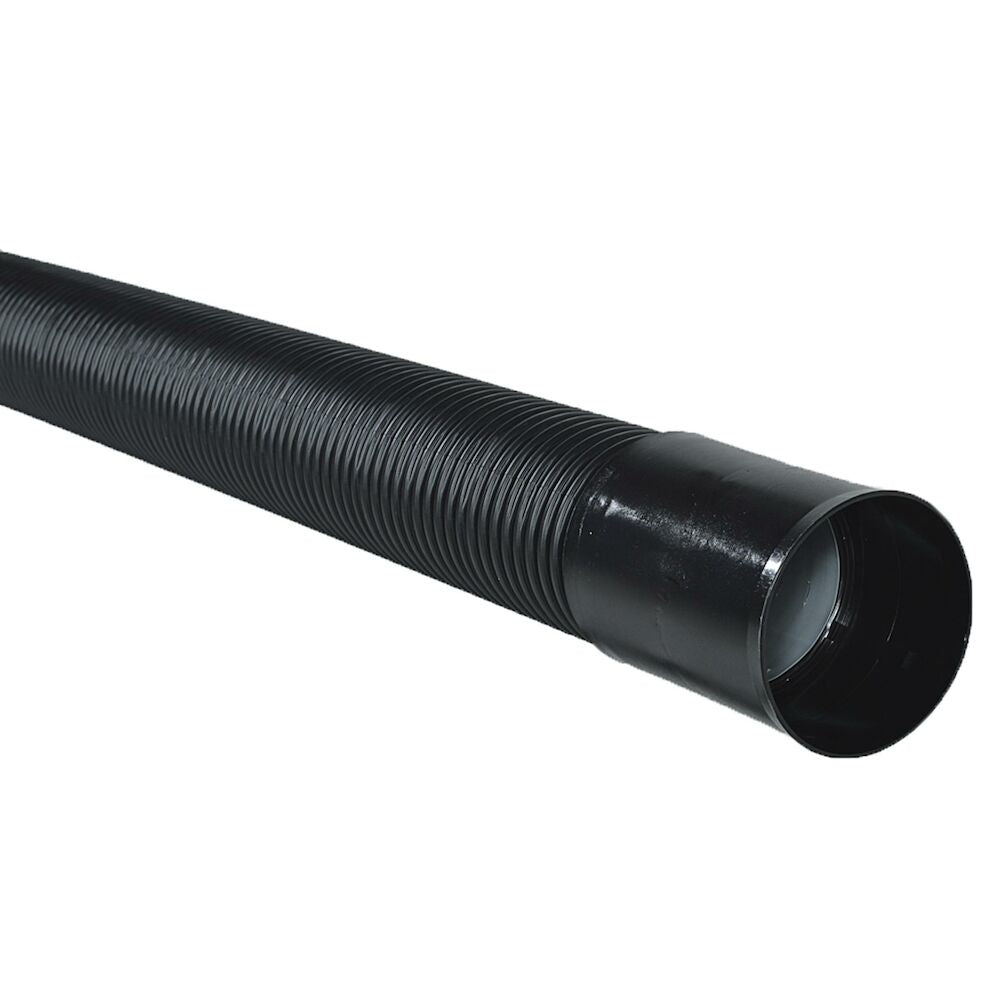 Dubbelväggigt dräneringsrör 110/95 mm 6 m SN8 – med muff