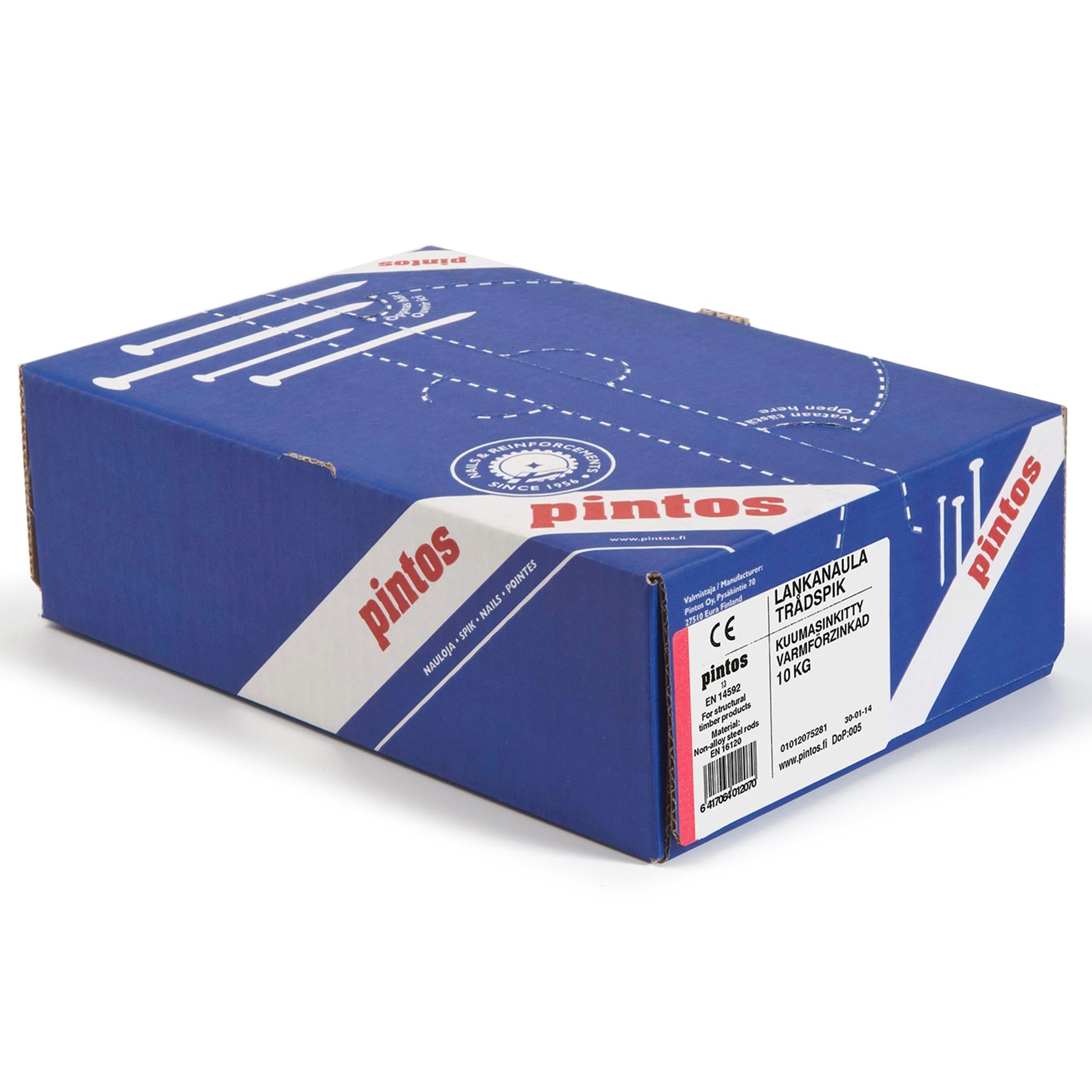 Kuumasinkityt naulat 3,4x100, 10 kg