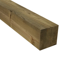 Tryckimpregnerat hyvlat stolpvirke 90x90x6000 grönt