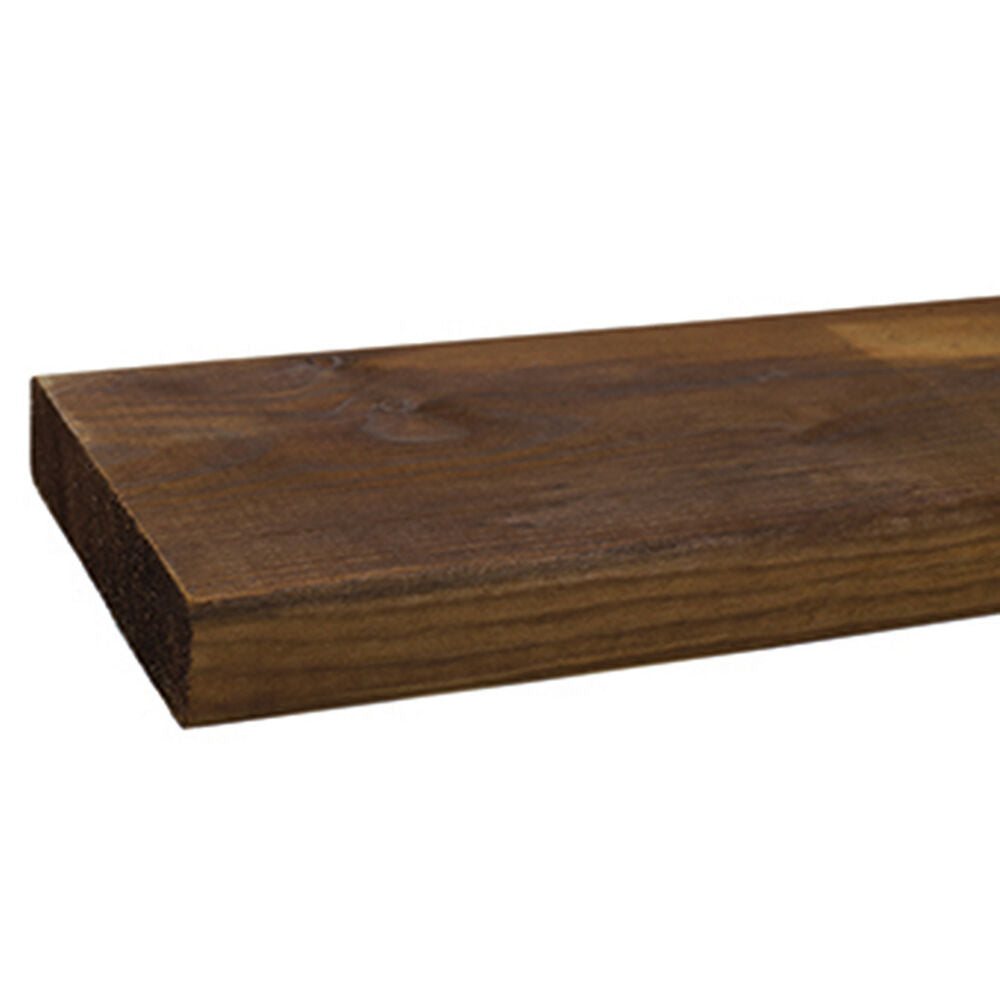 Painekyllästetty höylätty terassilauta 28x120 ruskea