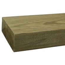 Pressure-impregnated planed timber 48x123 green