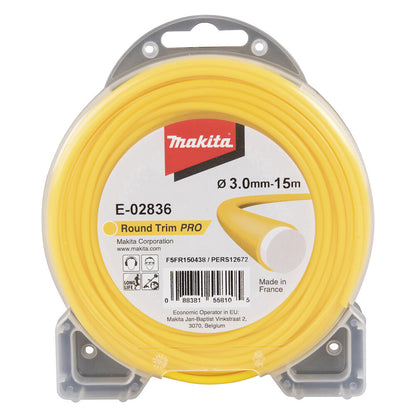 Trimmerilanka Makita 15 m – Useita paksuuksia