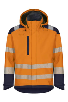 High visibility shell jacket yellow/orange