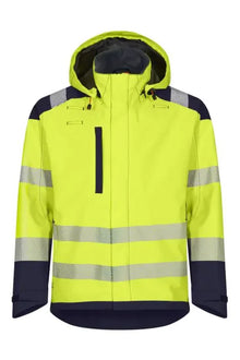 High visibility shell jacket yellow/orange