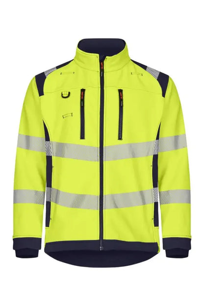 Softshell jacket warning yellow/orange 