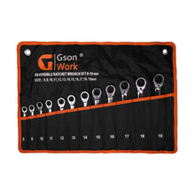 Käännettävä räikkäavainsarja 8-19 mm