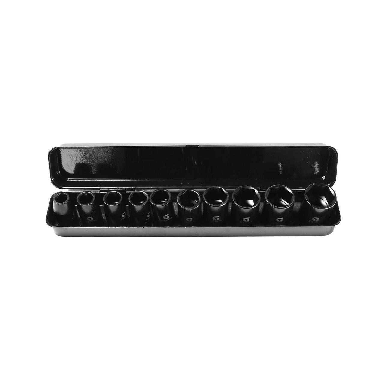 Impact power socket set 1/2″ – 10 pieces (10–24 mm)