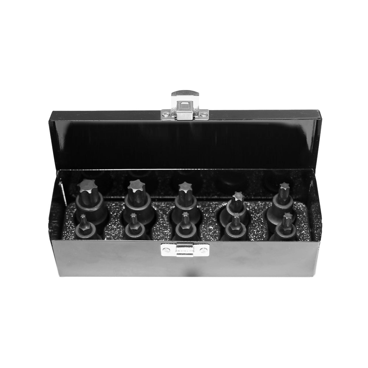 Impact Torx power socket set 1/2″ – 10 pieces (T20–T70 × 55 mm)