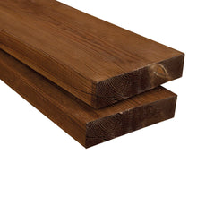 Pressure-impregnated planed decking 48x198 brown