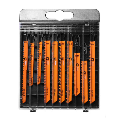 Sticksågsblad Set 10 st – trä, plast & metall | Mixade modeller