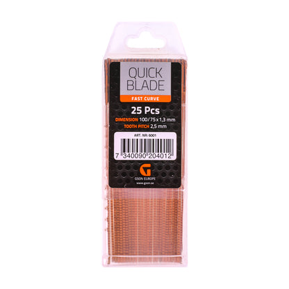 Sticksågsblad Fast Curve – HCS för snäva kurvor | 5 & 25-pack
