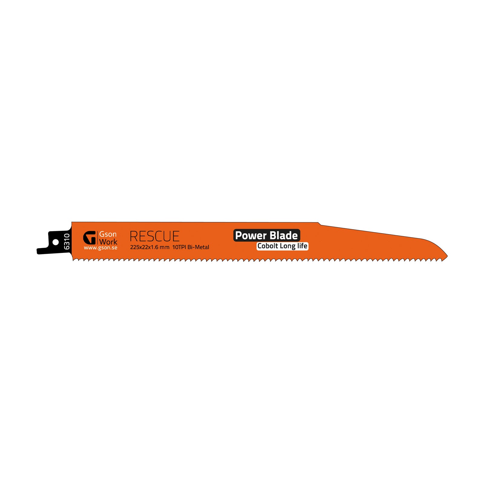 Tigerblad Rescue 225 x 22 x 1,6mm 1-10st perfekt för rivning