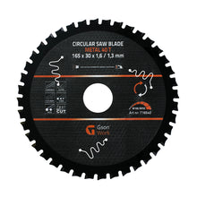 Cirkelsåg för metall 40T – 165 x 30 x 1,6 / 1,3 mm