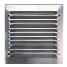 Fyrkantigt ytterväggsgaller aluminium