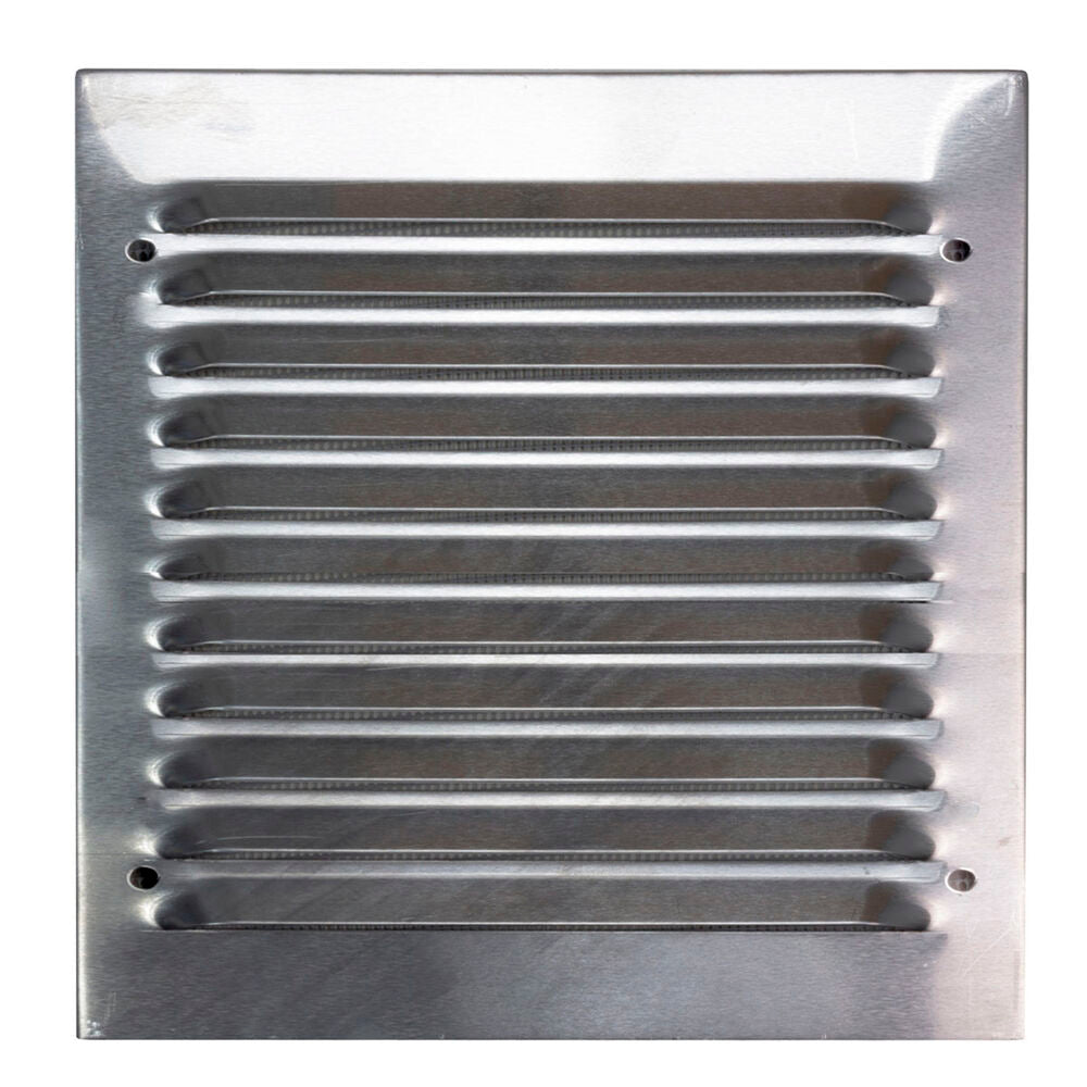Square exterior wall grille aluminum