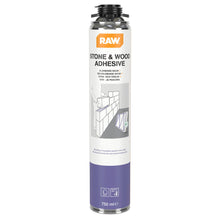 Sten- och trälim RAW M1 750 ml – starkt polyuretanlim för byggprojekt