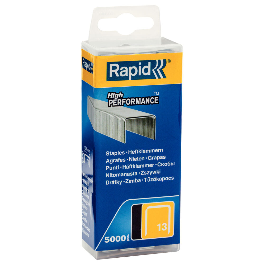 Niitti Rapid nro 13/6 mm – ohutlankainen, 5000 kpl